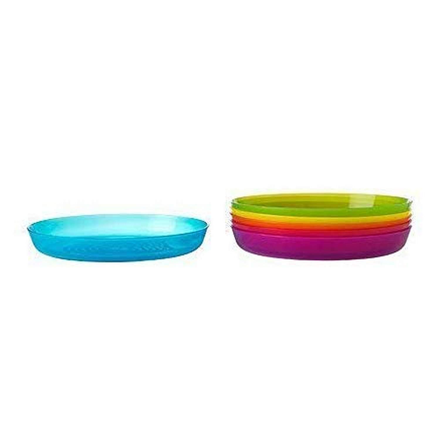 Plastic Plates 184 x 12mm M/Wave & D/Washer Safe Pk6